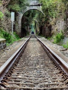 Tunel en la vía férrea (FEVE) Ferrol - Ortigueira